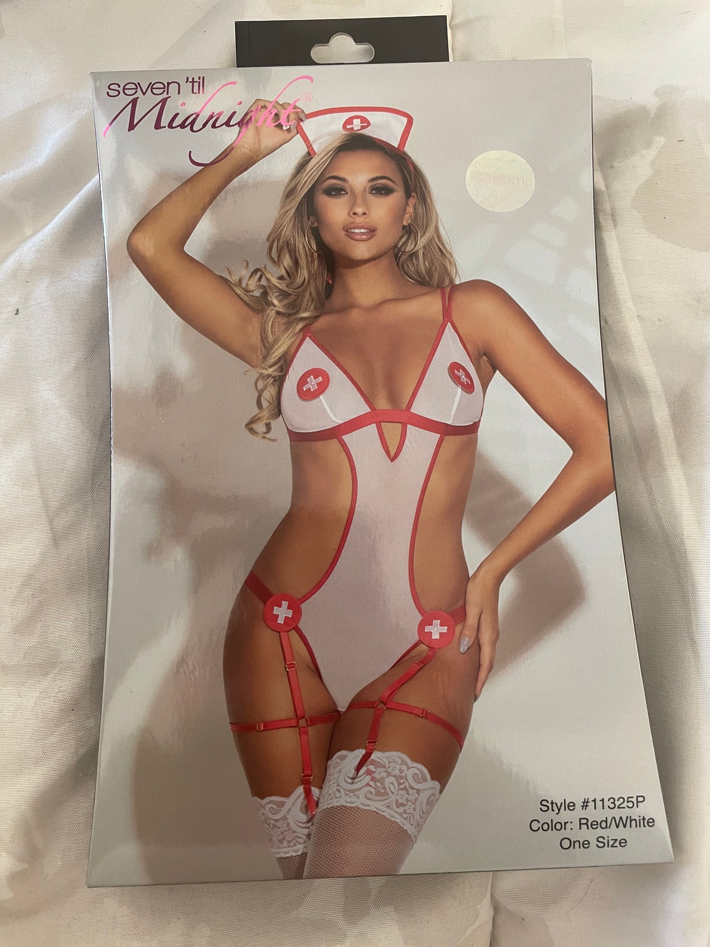 Two Piece Nurse Teddy Bedroom Costume