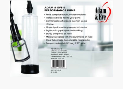 Adam & Eve's Performance Pump