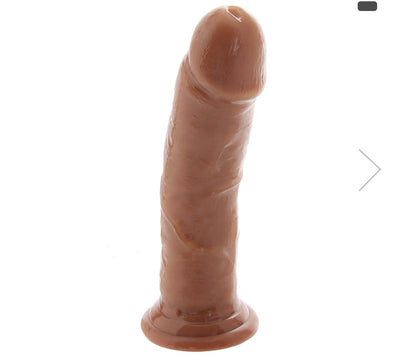 Dr. Skin 8 Inch Self Lubricating Dildo in Mocha