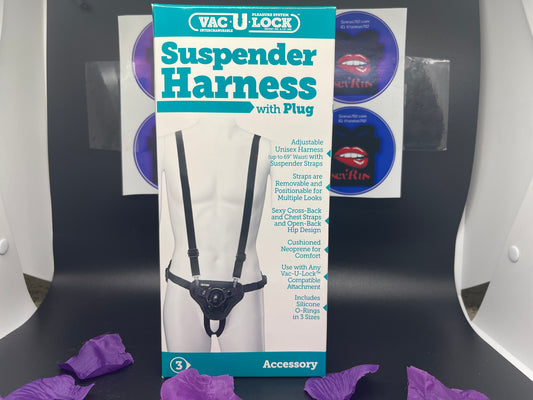 Vac-U-Lock Suspender Harness with Plug