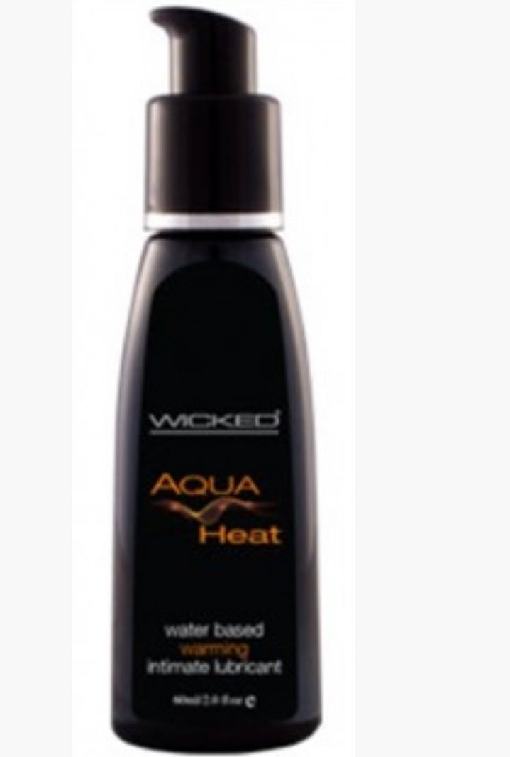 Aqua Heat Water Based Warming Senstion Lubricant 2 Oz.