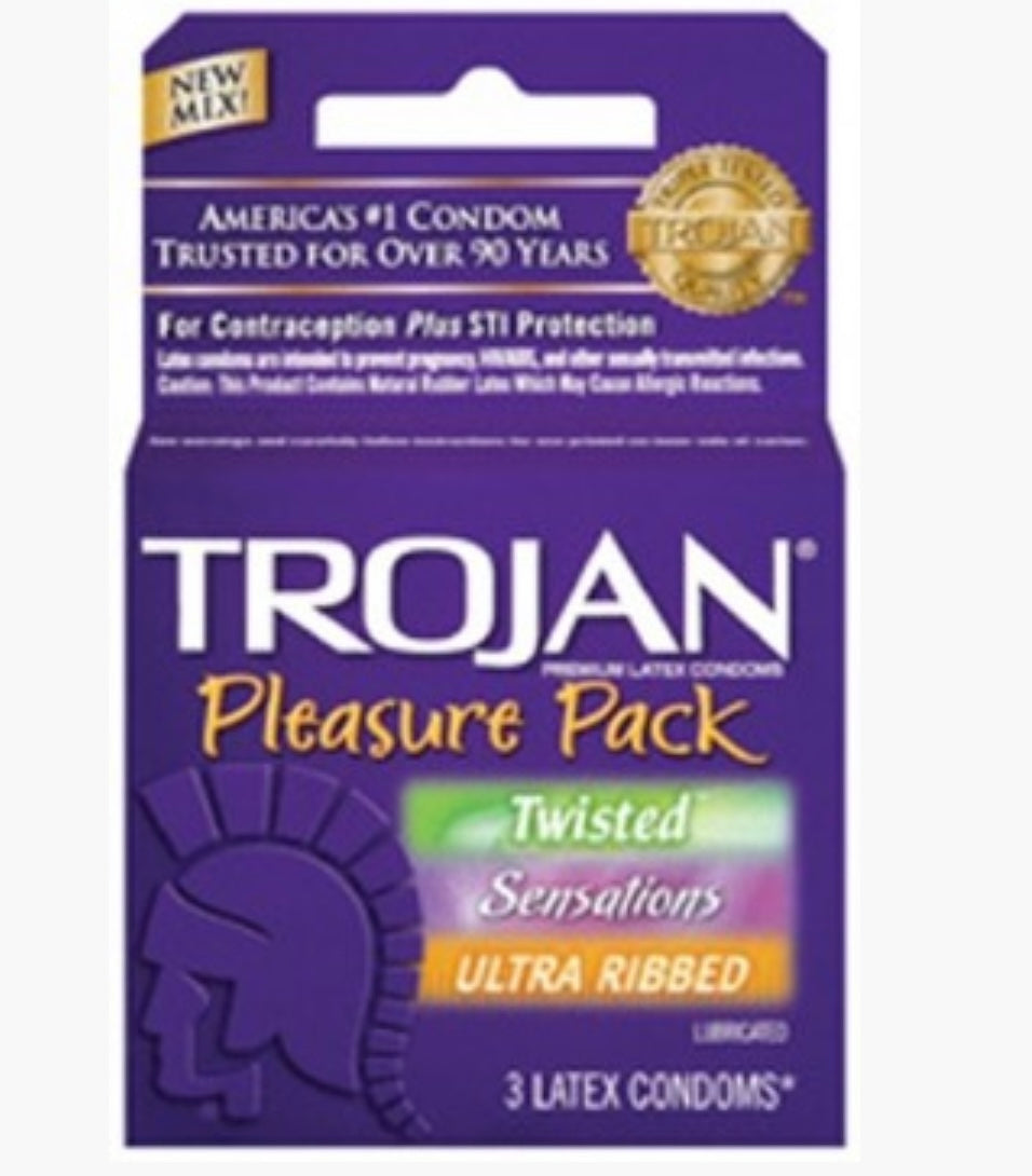 Trojan Condoms 3 pack (different varieties)