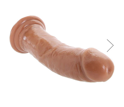 Dr. Skin 8 Inch Self Lubricating Dildo in Mocha