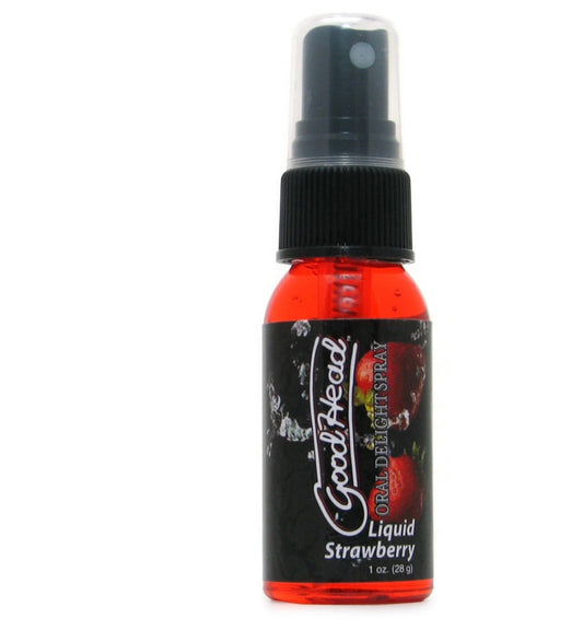 GoodHead Oral Delight Spray 1oz in Strawberry Doc Johnson