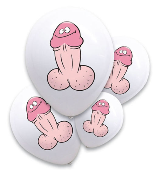 Willy Pecker Balloons 6pk