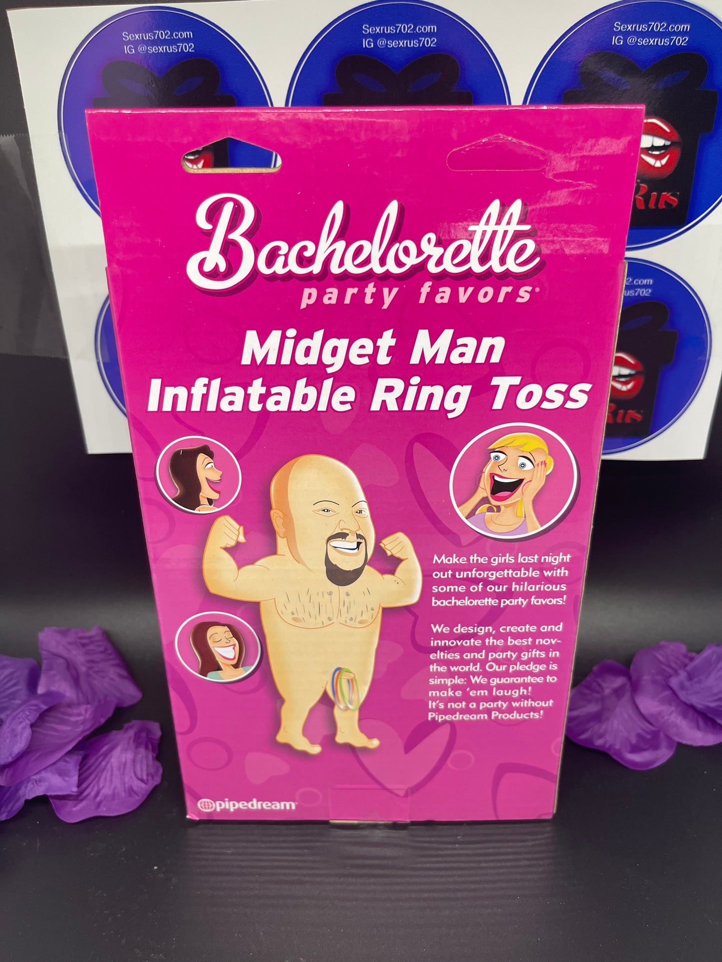 Bachelorette Party Favors Midget Man Inflatable Ring Toss