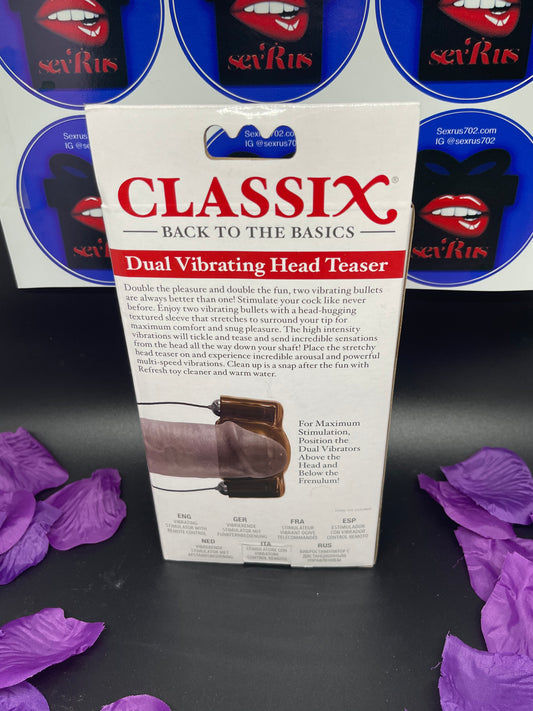 Classix Dual Vibrating Head Teaser