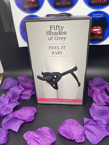 Feel it Baby Vibrating Strap-On Kit