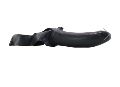 Accommodator Chin Strap Dildo in Black