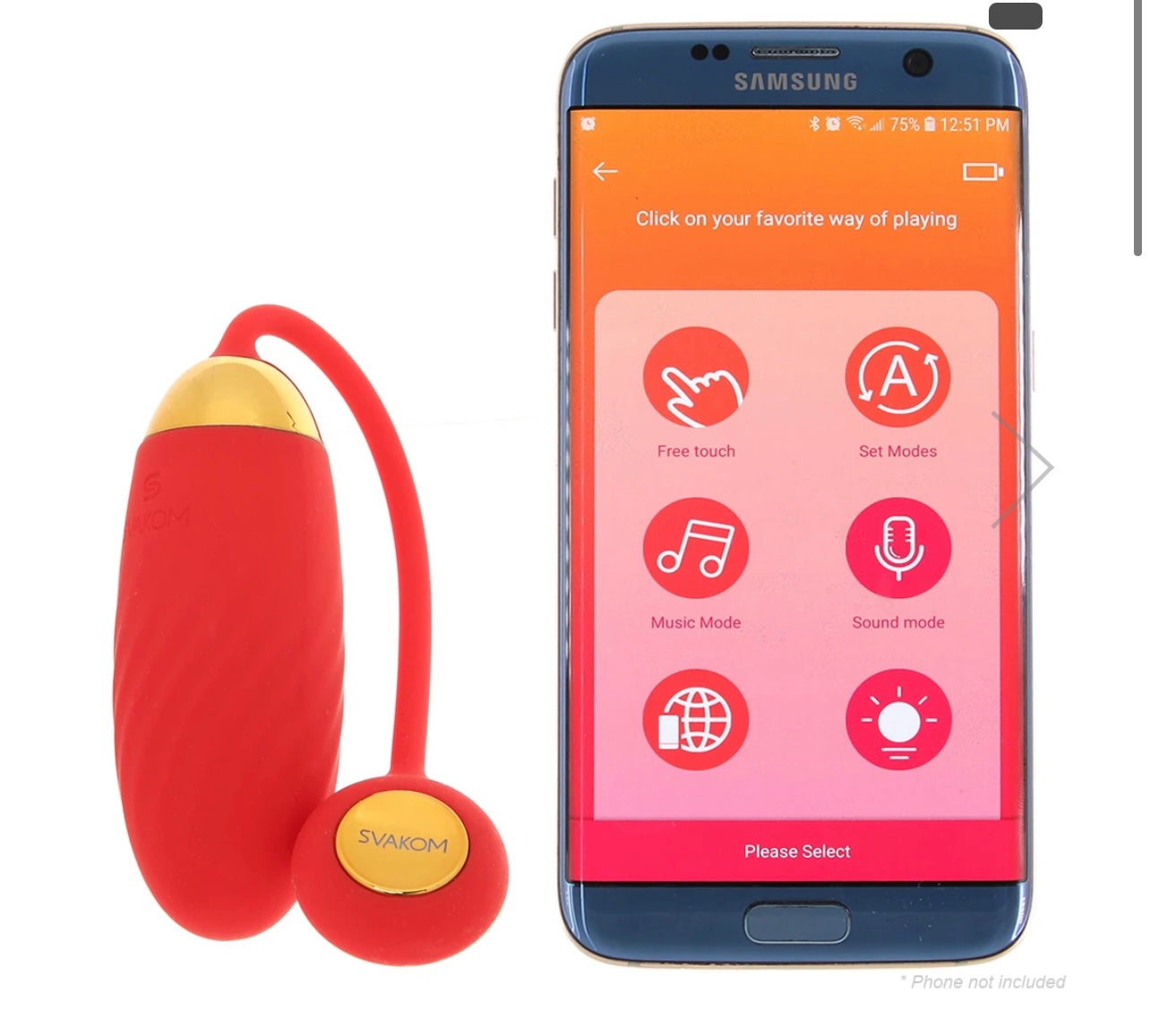 Ella Neo App Control Bullet Vibe in Red