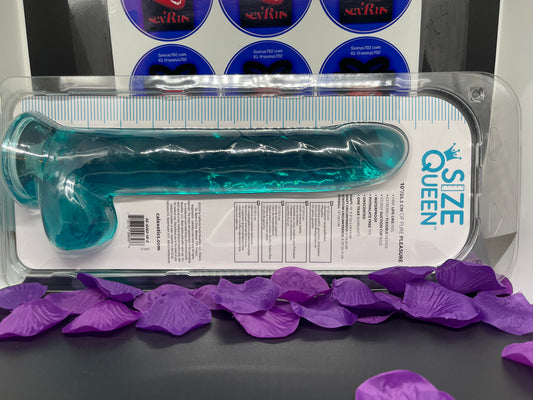 Size Queen 10" Jelly Dildo