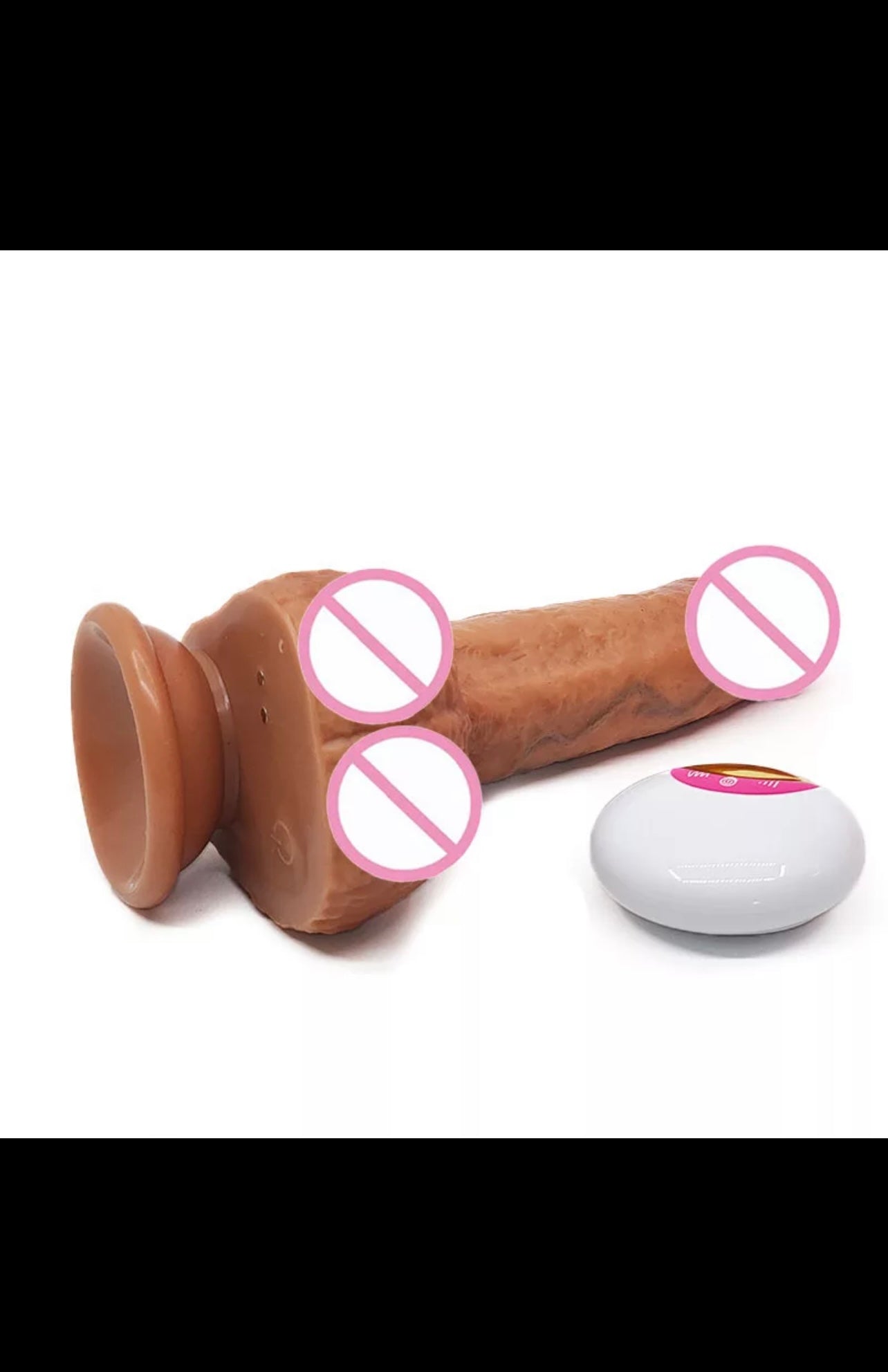 Wireless Remote Control Heated Head Dildo 9 Inch