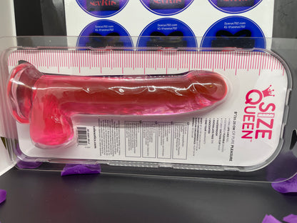 Size Queen 8" Jelly Dildo