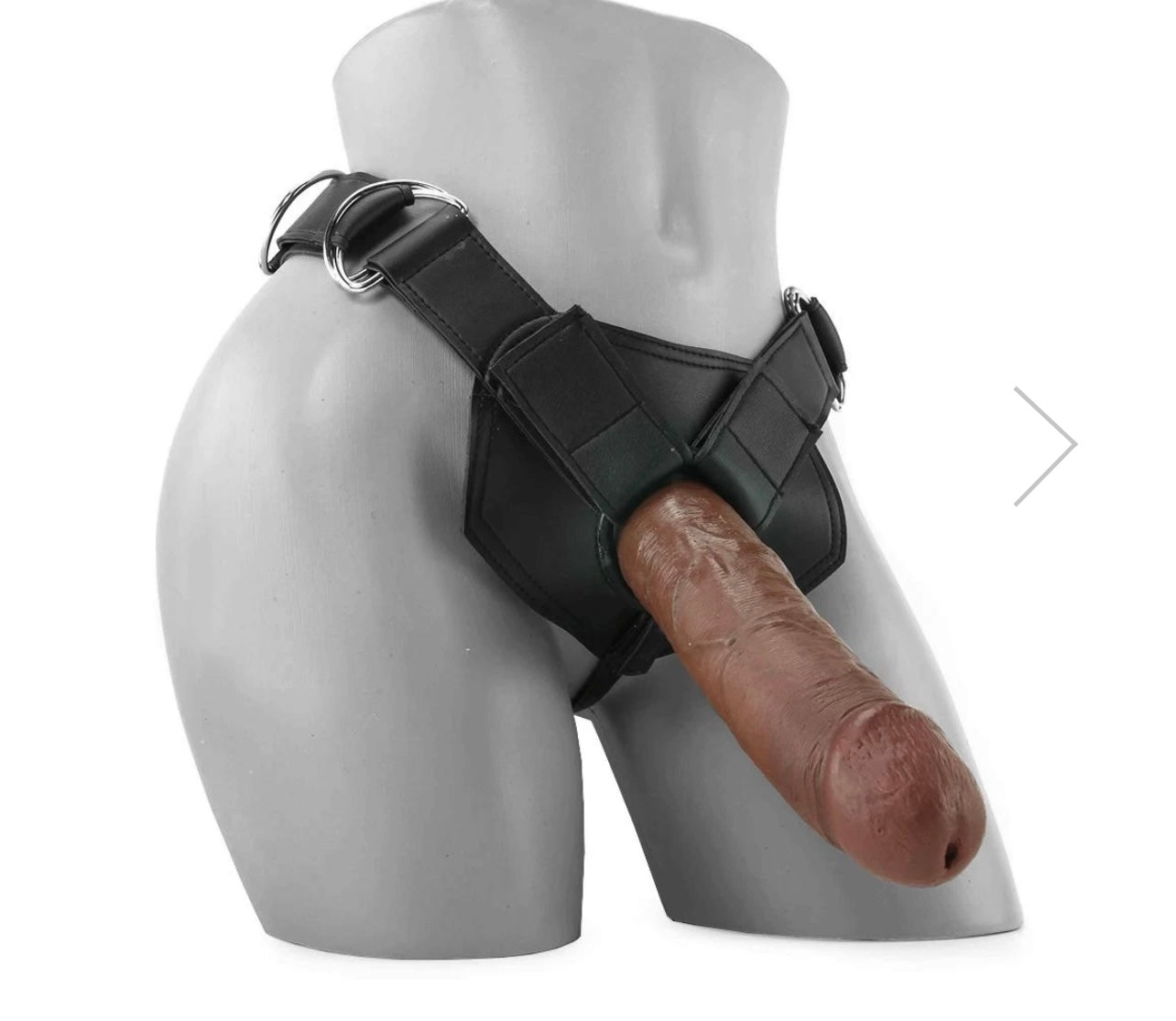 King Cock Strap-On Harness with 8 Inch Cock